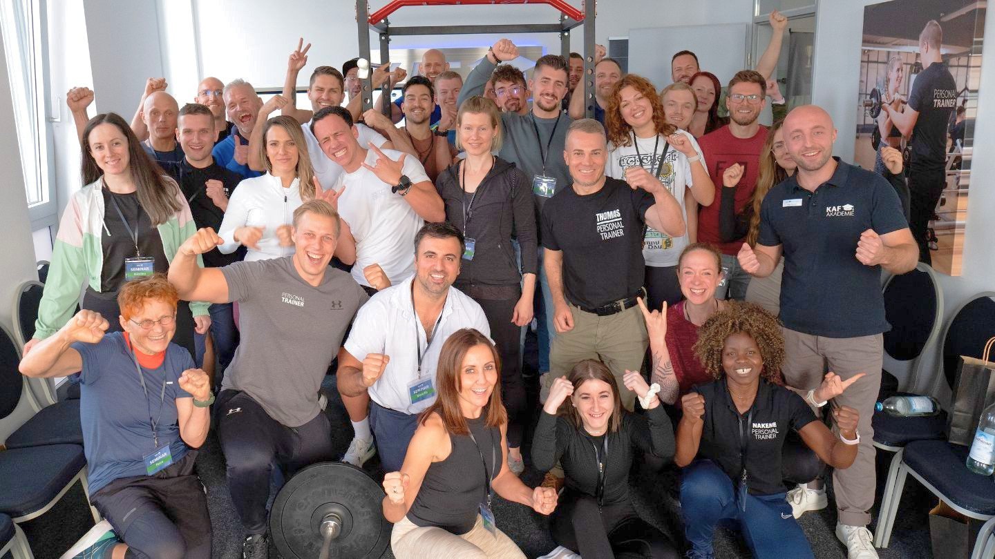 KAF Akademie Seminar – Fitnesstrainer Ausbildung C-Lizenz Teilnehmer
